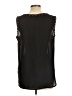 Dex 100% Polyester Black Sleeveless Blouse Size L - photo 2