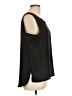 Dex 100% Polyester Black Sleeveless Blouse Size L - photo 4