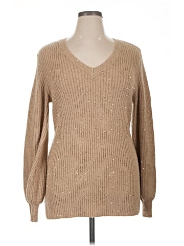 Nina Leonard Pullover Sweater (view 1)