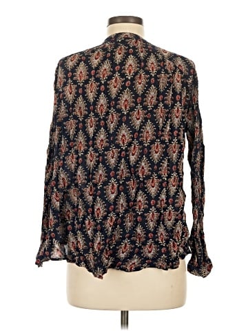 Sun & Shadow Long Sleeve Blouse (view 2)
