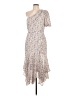 Astr 100% Polyester Floral Ivory Cocktail Dress Size L - photo 1