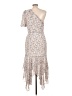 Astr 100% Polyester Floral Ivory Cocktail Dress Size L - photo 2