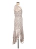 Astr 100% Polyester Floral Ivory Cocktail Dress Size L - photo 4