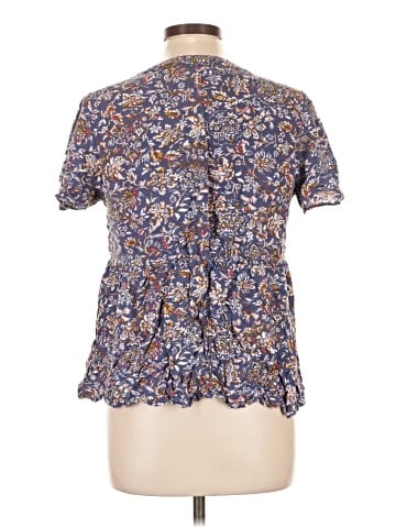 Isabel Maternity Short Sleeve Blouse (view 2)