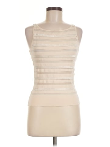 Cache Sleeveless Silk Top (view 1)