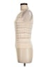 Cache Ivory Sleeveless Silk Top Size M - photo 5