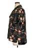 DR2 100% Polyester Floral Black Short Sleeve Blouse Size XL - photo 5