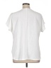 Weston 100% Polyester White Short Sleeve Blouse Size XL - photo 2