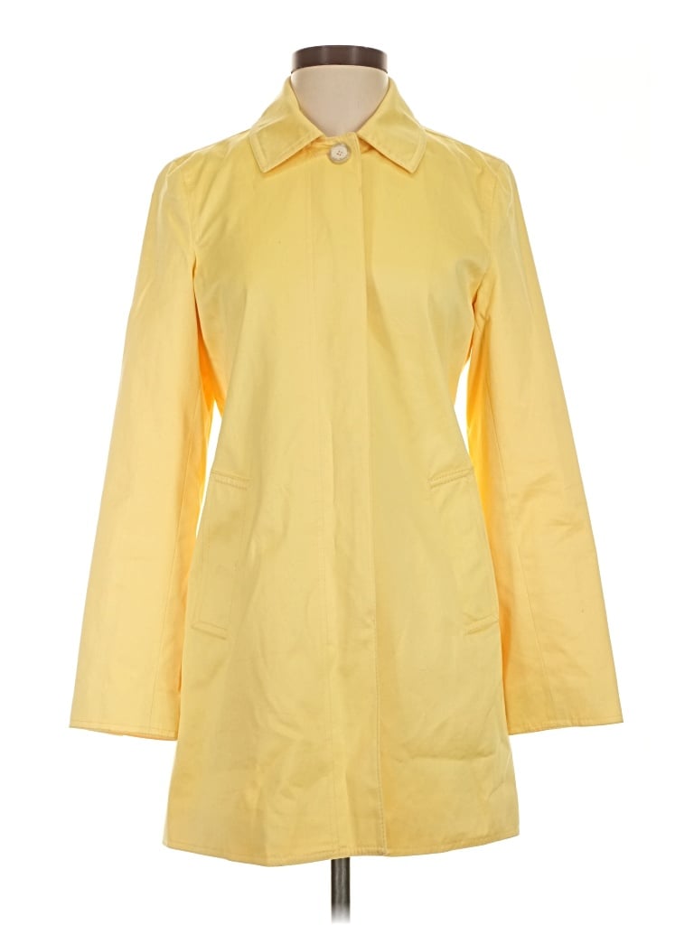 Pre-owned Coach Raincoat In Yellow