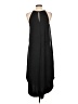Double Zero Solid Black Casual Dress Size L - photo 2