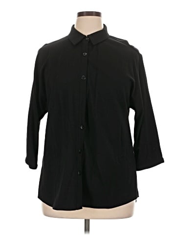 Peace of Cloth 3/4 Sleeve Button-Down Shirt (view 1)