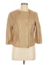 Black Label by Chico's 100% Cotton Metallic Gold Jacket Size Med (1) - photo 1