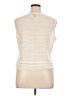 St. John Ivory Sleeveless Top Size XL - photo 2