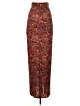 A.L.C. Paisley Brown Burgundy Casual Skirt Size XS - photo 2