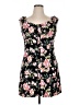 No Boundaries 100% Polyester Floral Black Casual Dress Size XL - photo 1