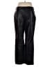 H&M 100% Leather Black Leather Pants Size 14 - photo 2