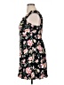 No Boundaries 100% Polyester Floral Black Casual Dress Size XL - photo 5