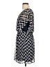Buttons 100% Polyester Chevron-herringbone Gray Casual Dress Size M - photo 5