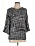 Robert Louis Black 3/4 Sleeve Blouse Size M - photo 1