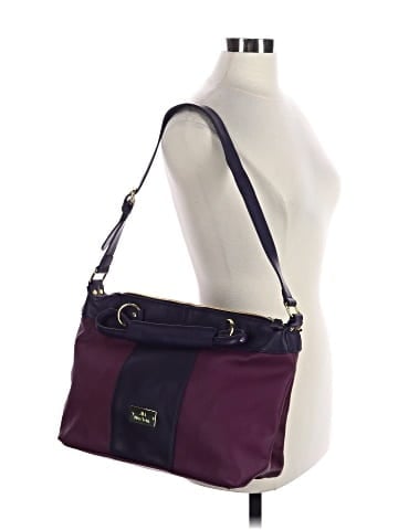 Joy Mangano Leather Shoulder Bag (view 2)