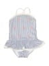 Gymboree Hearts Blue One Piece Swimsuit Size 6-12 mo - photo 1
