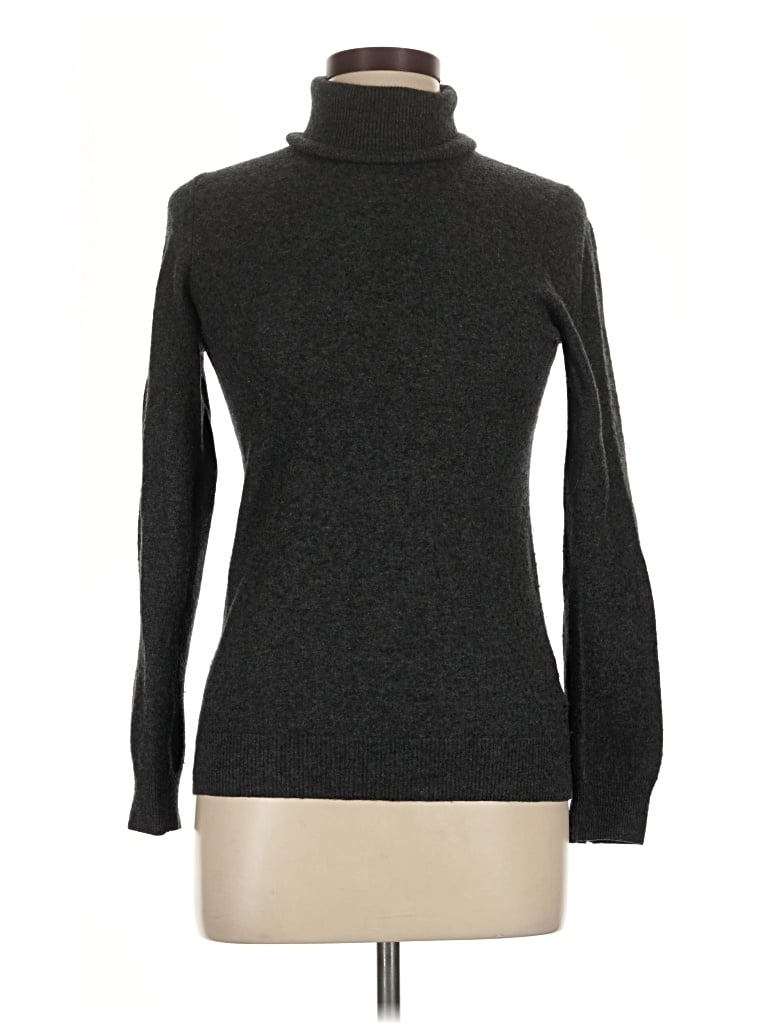 Pre-owned Uniqlo Cashmere Pullover Sweater In Gray