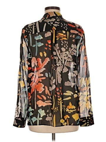 Lafayette 148 New York Long Sleeve Blouse (view 2)