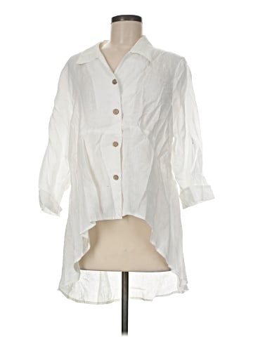 Lisa Bayne 3/4 Sleeve Button-Down Shirt (view 1)