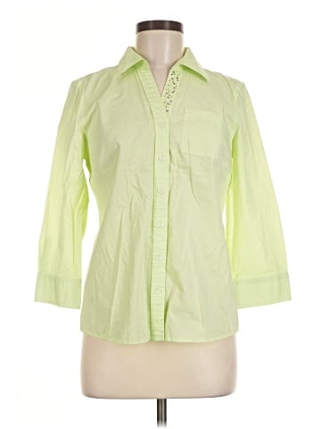 IZOD 3/4 Sleeve Button-Down Shirt (view 1)