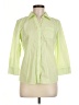 IZOD Green 3/4 Sleeve Button-Down Shirt Size M - photo 1