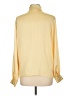 Jos. A. Bank 100% Polyester Houndstooth Yellow Long Sleeve Blouse Size 12 - photo 2