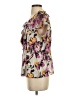 Zoa 100% Silk Purple Short Sleeve Silk Top Size 20 - photo 5