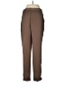 Sigrid Olsen 100% Polyester Solid Brown Casual Pants Size 8 - photo 2