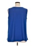 Susan Graver Blue Sleeveless Blouse Size XL - photo 2