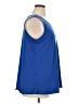 Susan Graver Blue Sleeveless Blouse Size XL - photo 4