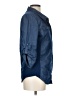 cavalini Blue 3/4 Sleeve Button-Down Shirt Size L - photo 4