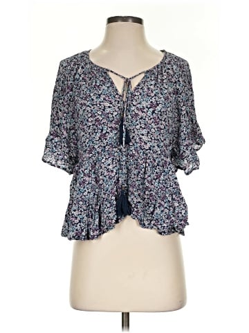 Rewind Short Sleeve Blouse (view 1)