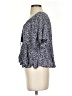 Rewind 100% Rayon Blue Short Sleeve Blouse Size S - photo 5