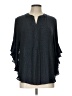 Vince Camuto 100% Polyester Black 3/4 Sleeve Blouse Size L - photo 1