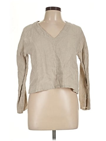 KK Linen Handmade Studio Long Sleeve Henley (view 1)