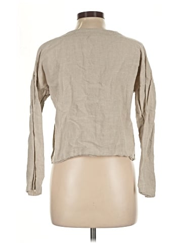 KK Linen Handmade Studio Long Sleeve Henley (view 2)