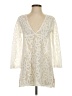 J Valdi 100% Nylon Ivory Kimono Size S - photo 1