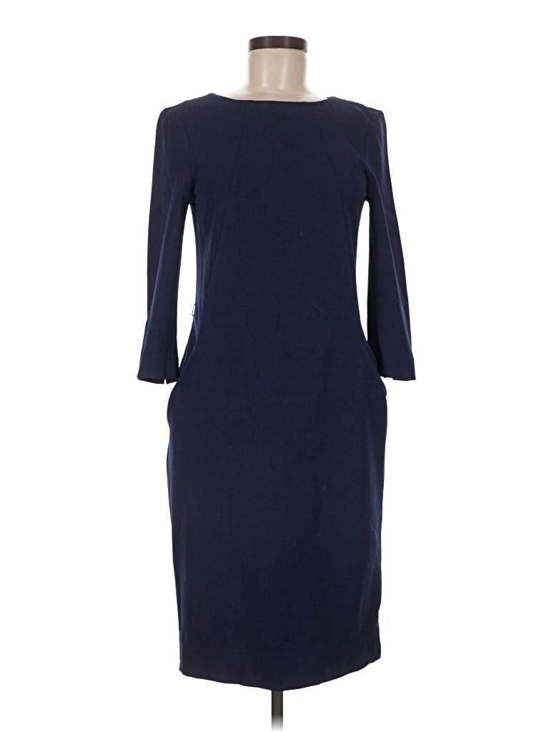 Pre-owned Mm. Lafleur Cocktail Dress In Blue