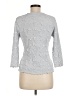 Haystacks Gray 3/4 Sleeve Top Size M - photo 2