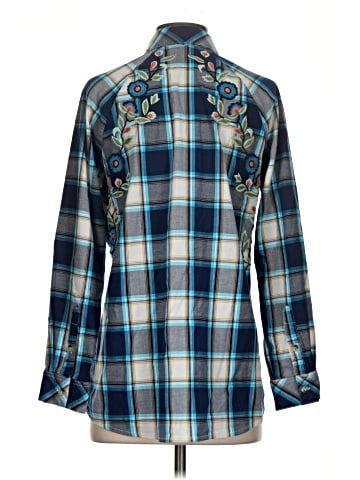 Tolani Long Sleeve Button-Down Shirt (view 2)