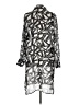 Kasper Graphic Silver Casual Dress Size L - photo 2