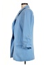 T Tahari 100% Polyester Blue Blazer Size M - photo 5