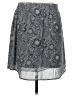 Ann Taylor LOFT 100% Polyester Paisley Gray Casual Skirt Size M - photo 2