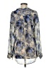 Free People Print Blue Long Sleeve Blouse Size M - photo 2
