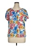 C.D. Daniels Yellow Short Sleeve Blouse Size 1X - photo 1